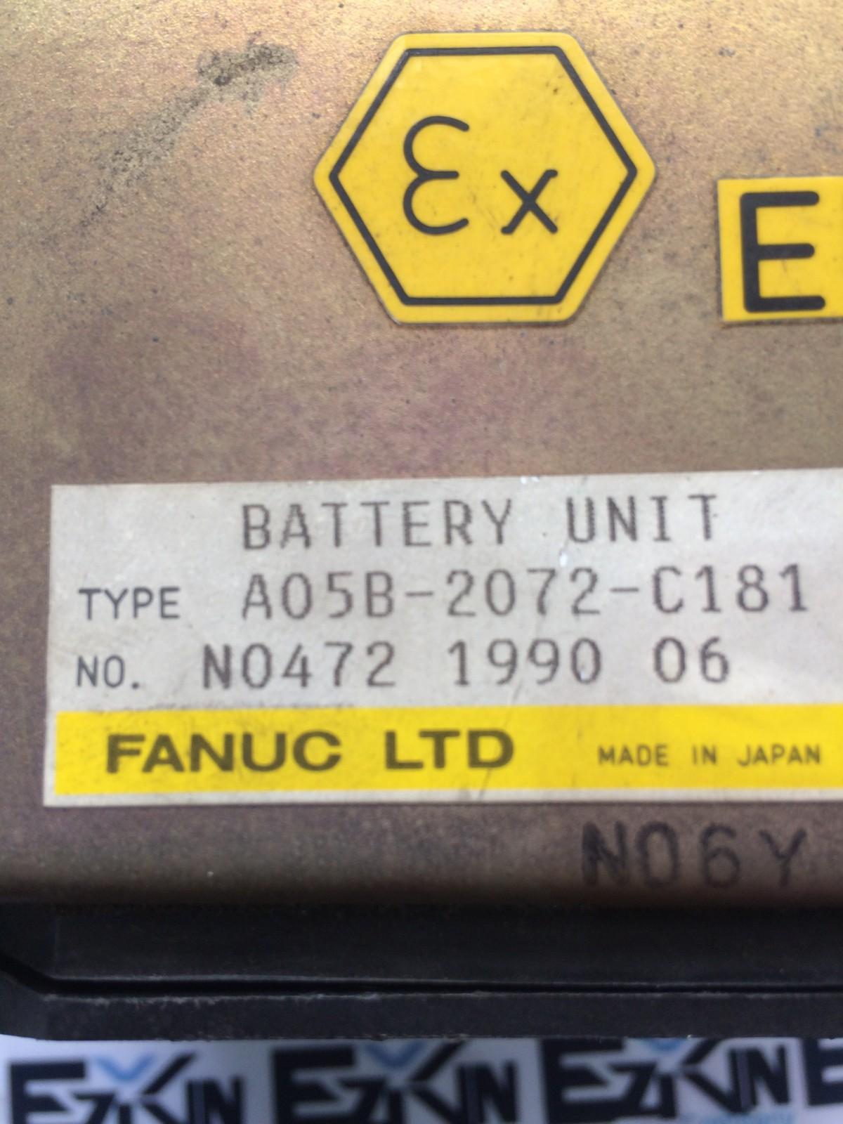 Fanuc A05B-2072-C181 Battery Unit 