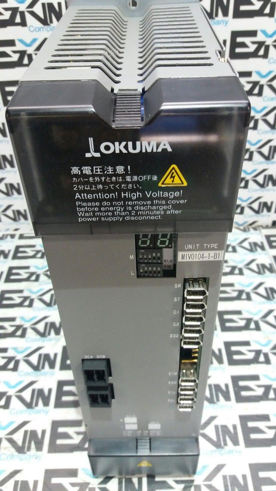 OKUMA MIV0104-1-B1 UNIT TYPE SERVO DRIVE MIV0104-1-B1