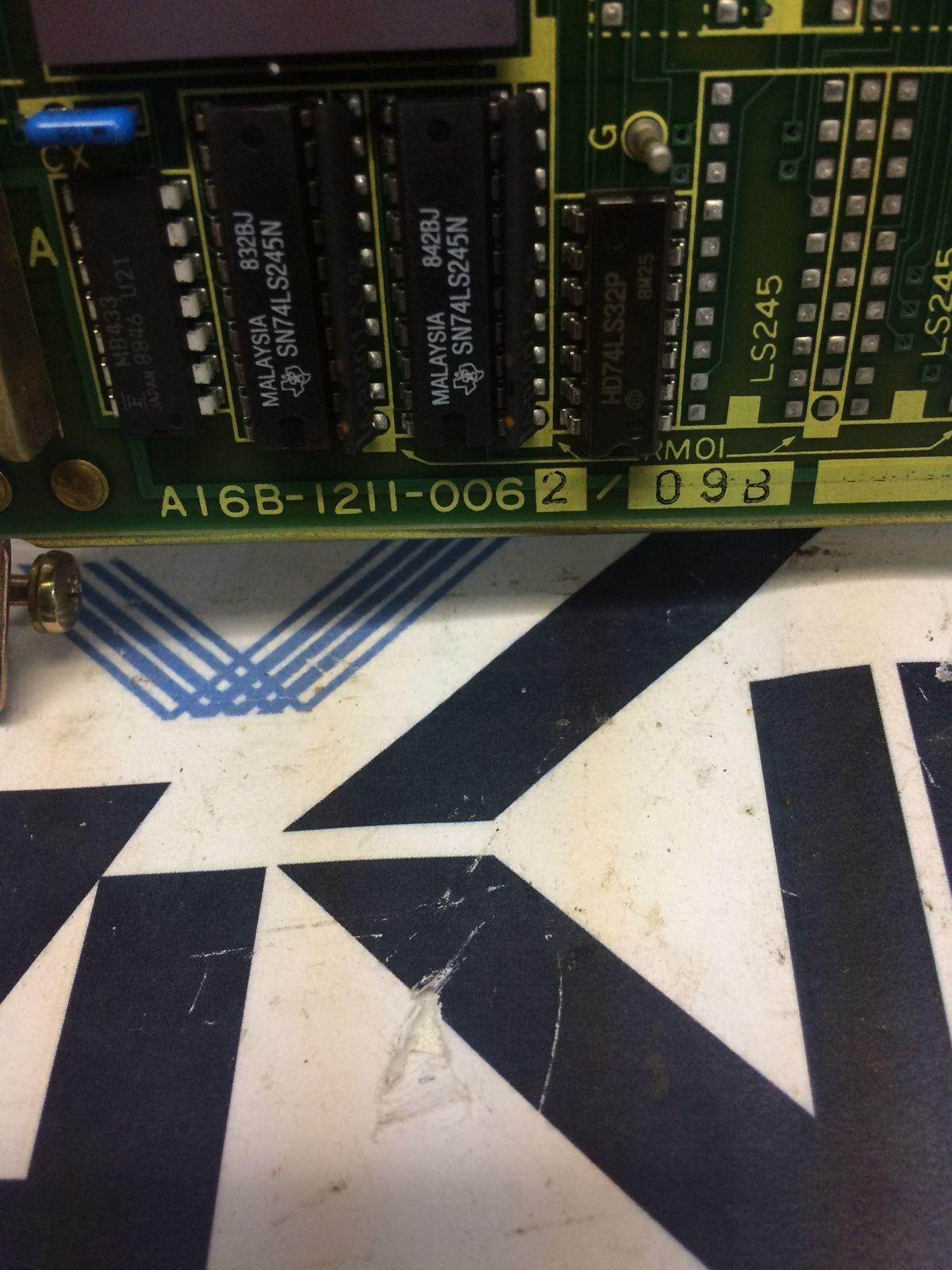Fanuc A16B-1211-0062/09B Circuit Board 