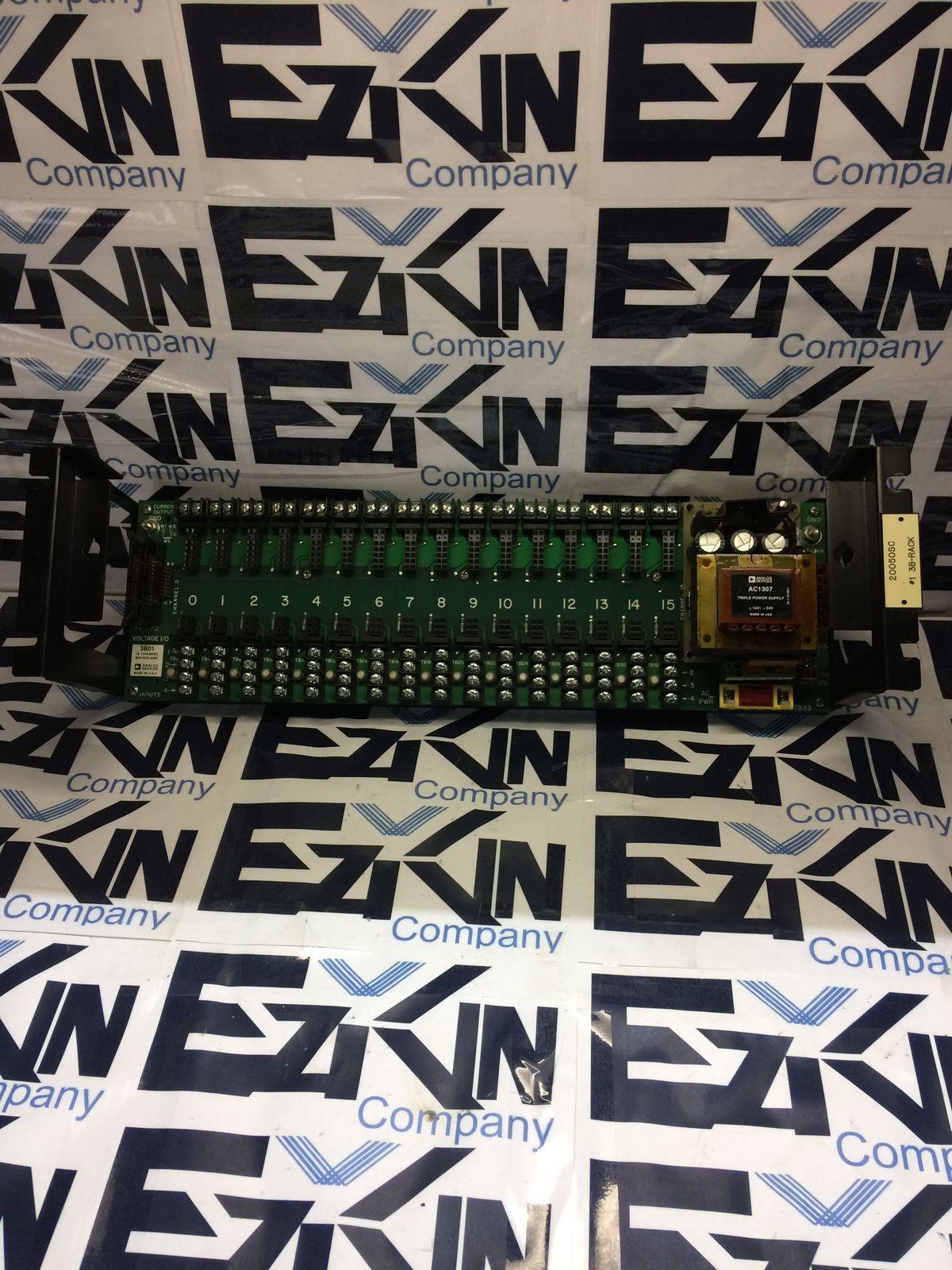 Analog Devices 3B01 16 16-Channel Backplane Module with AC1307 Power Supply 