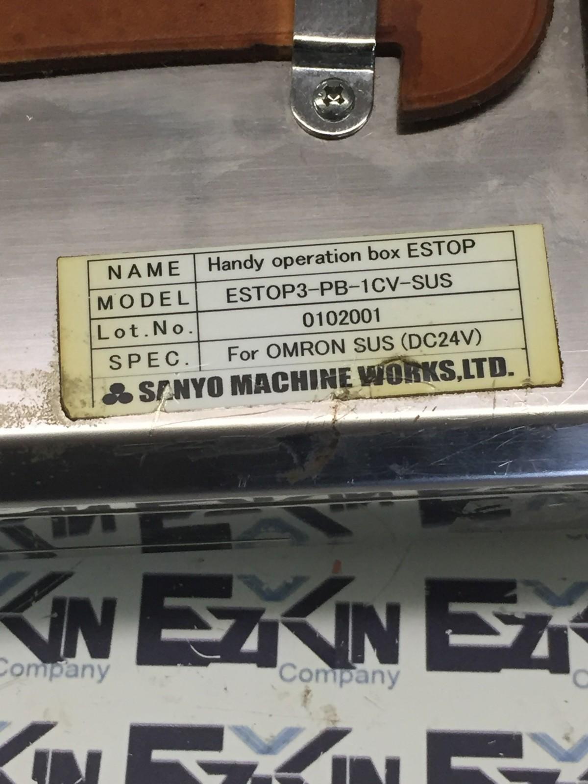 Sanyo ESTOP3-PB-1CV-SUS Handy Operation Box ESTOP 