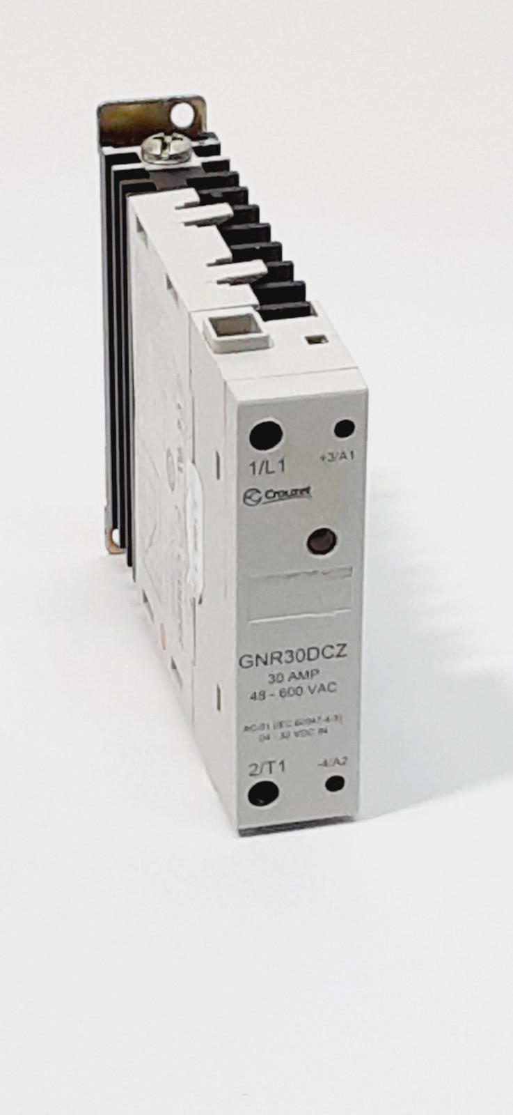 Crouzet GNR30DCZ DIN Mount Relay 30 Amp 48-600 VAC Lot of 2