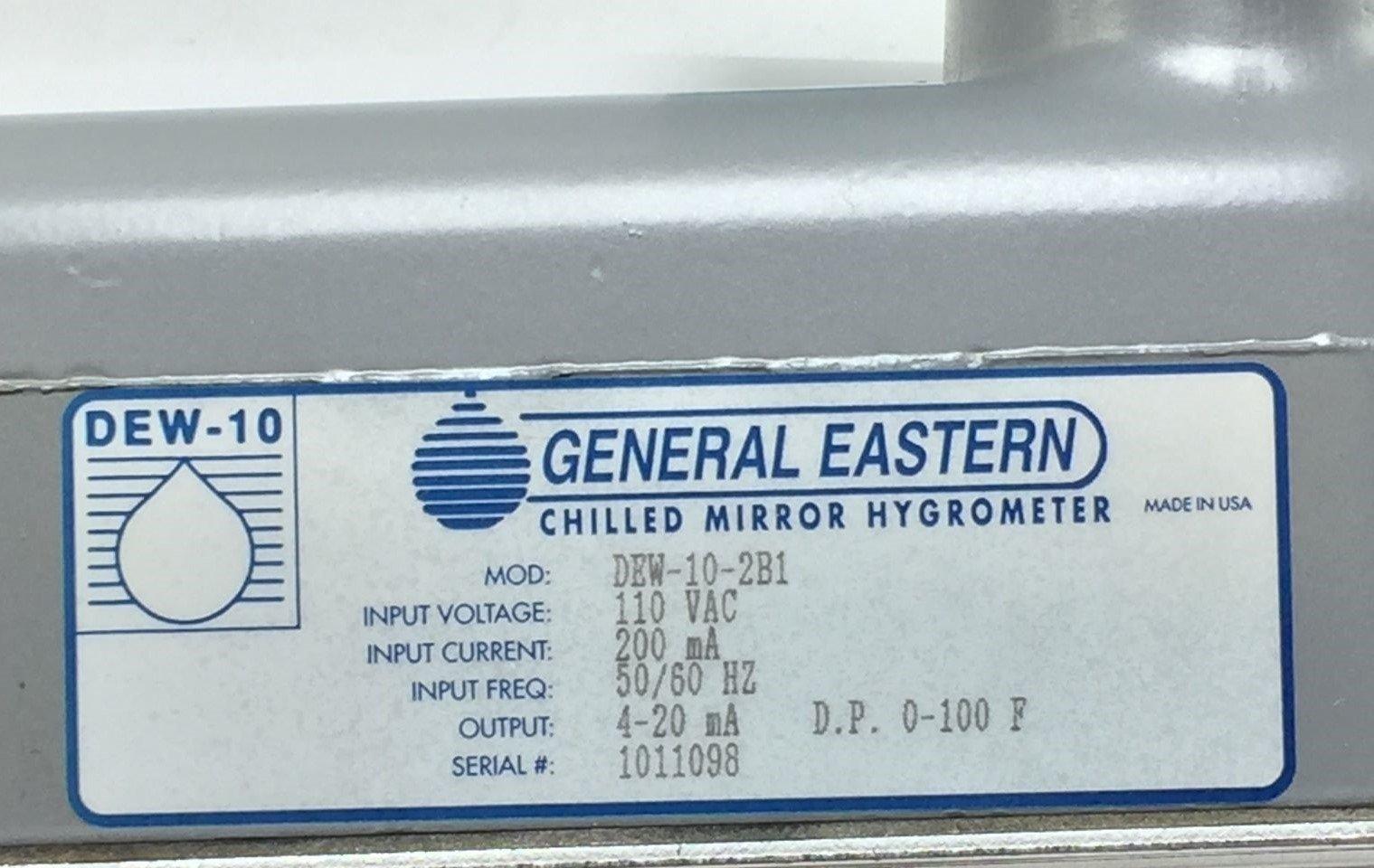 General Eastern DEW-10-2B1 Chilled Mirror Hygrometer 
