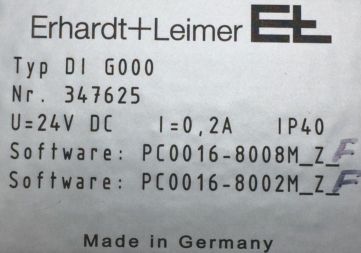 Erhardt + Leimer D 1 G000 I P ETHERNET TESTED 