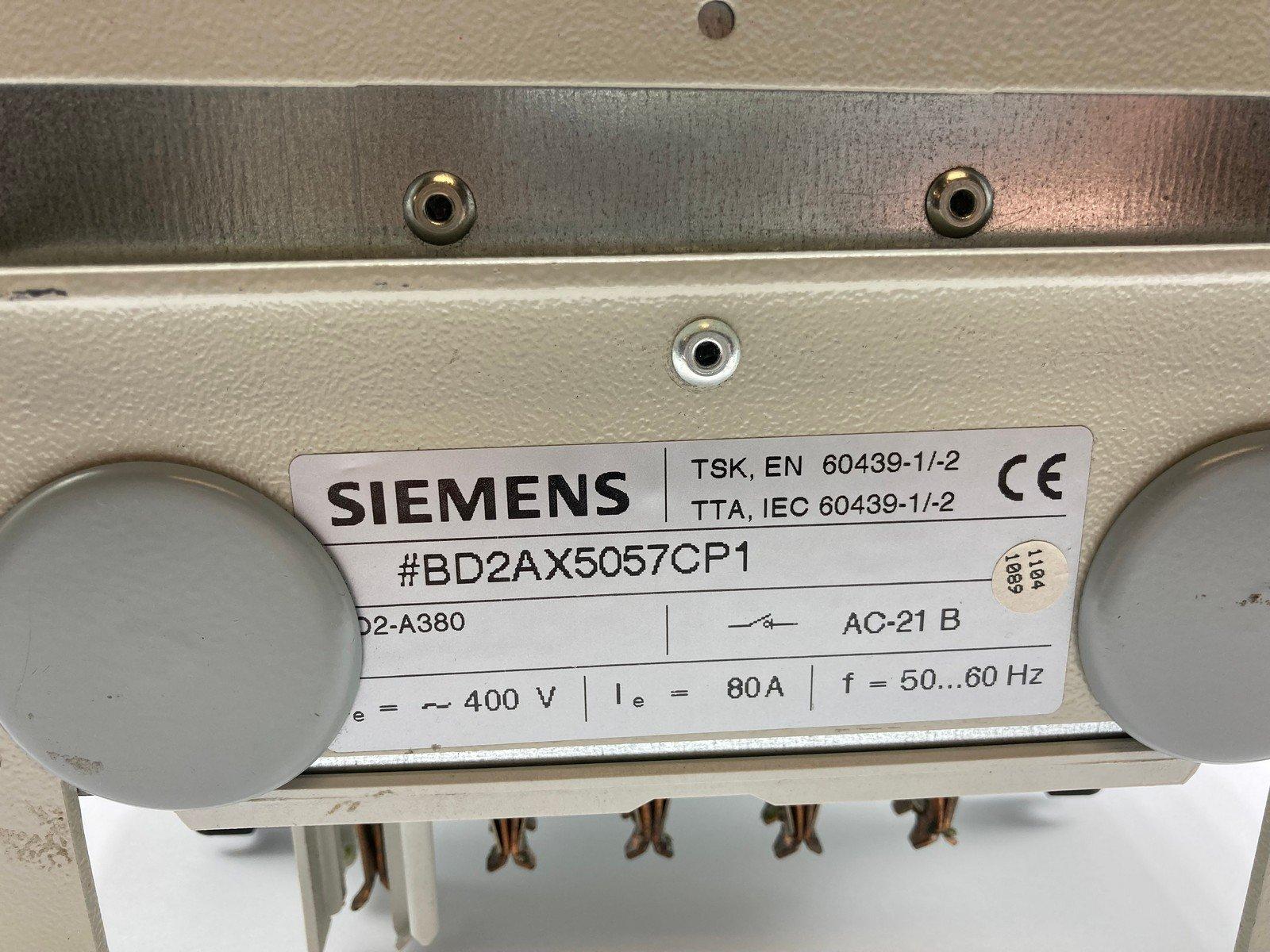 SIEMENS BD2AX5057CP1 DISCONNECT SWITCH 