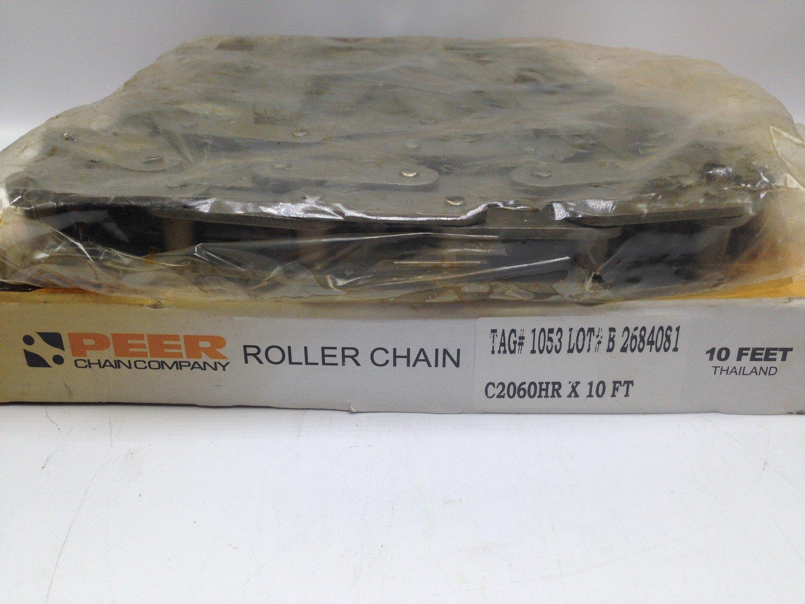 NEW Peer Chain Company C2060HR Chain Size 2060, 1-1/2 in Pitch, P/N C2060HR X 10