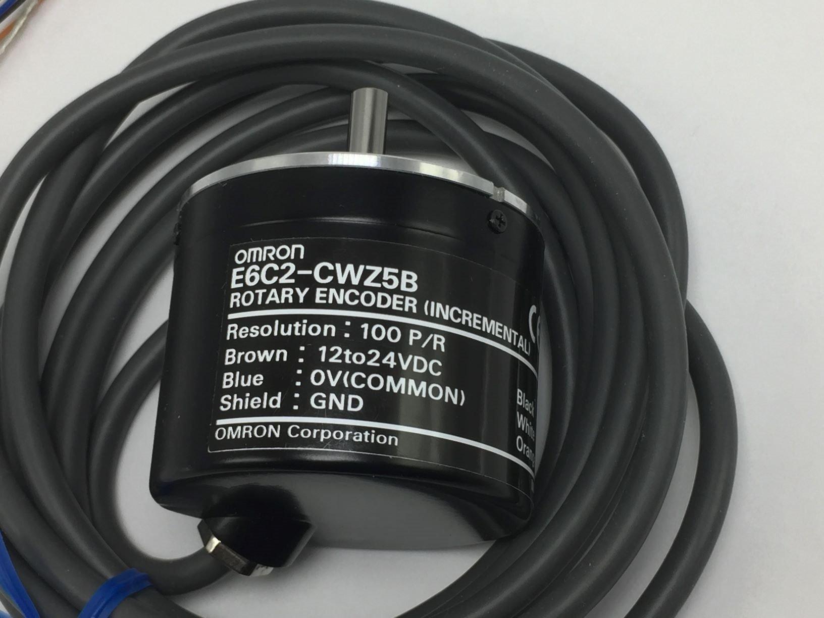 OMRON E6C2-CWZ5B ROTARY ENCODER 100 P/R 12-24VDC 