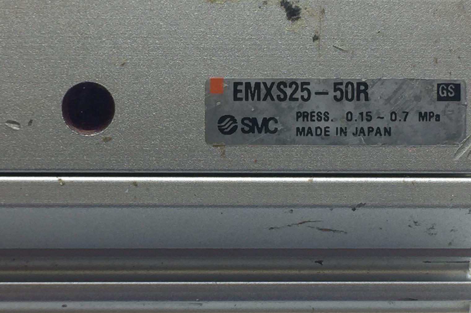  SMC EMXS25-50R BEARING LINEAR SLIDE 
