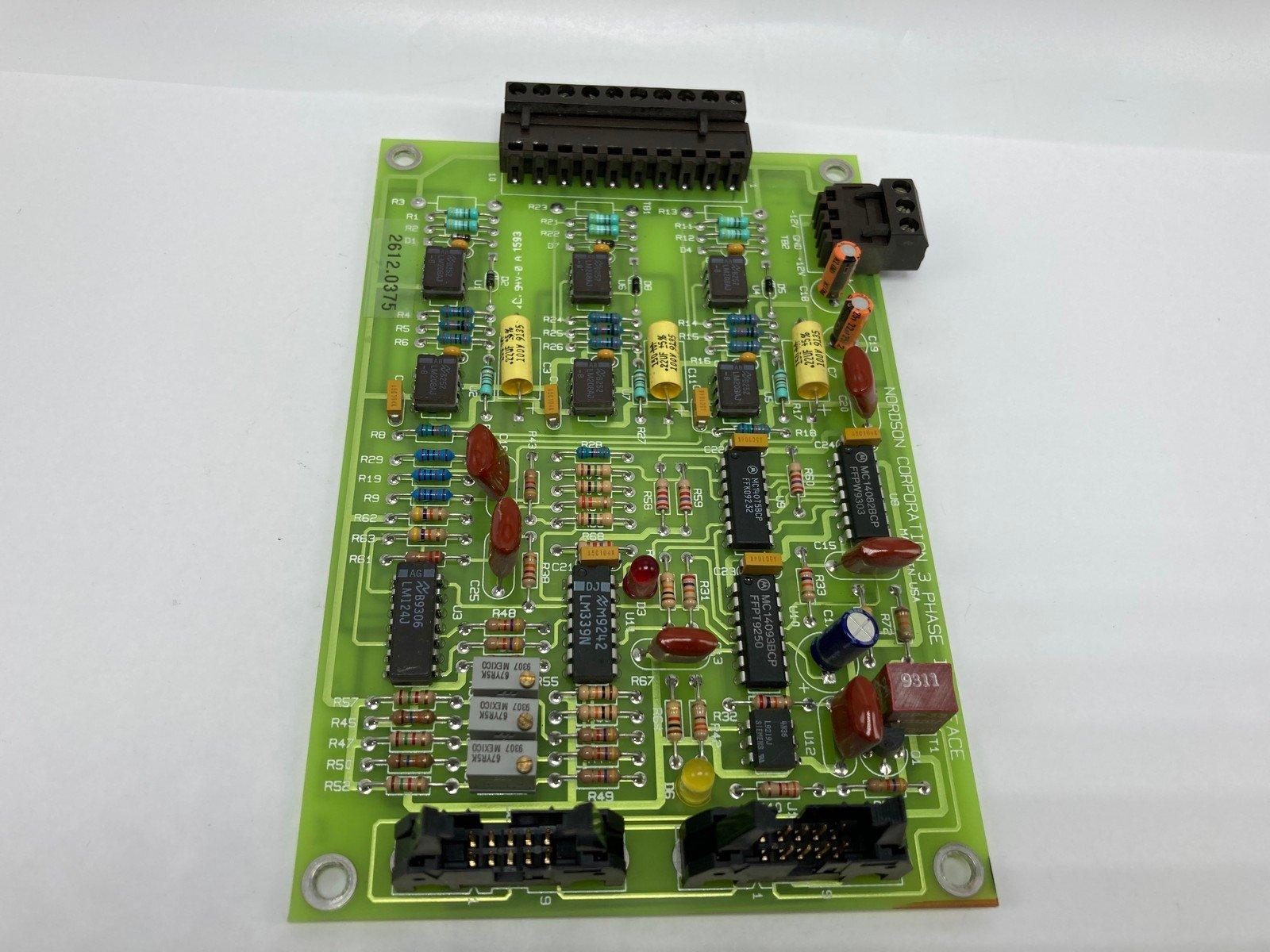   126716 HOT MELT PLC CIRCUIT BOARD 3 PHASE INTERFACE TESTED 