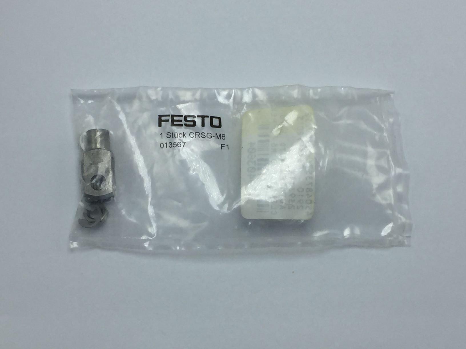 NEW FESTO CRSG-M6 BEARING ROD CLEVIS SIZE M6  FACTORY SEALED 
