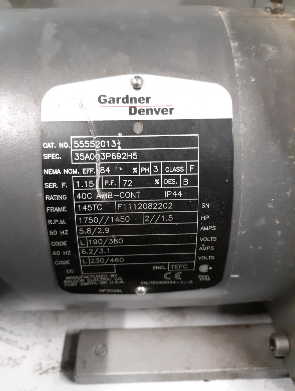 Gardner Denver VC 50 (21) Vacuum Pump 
