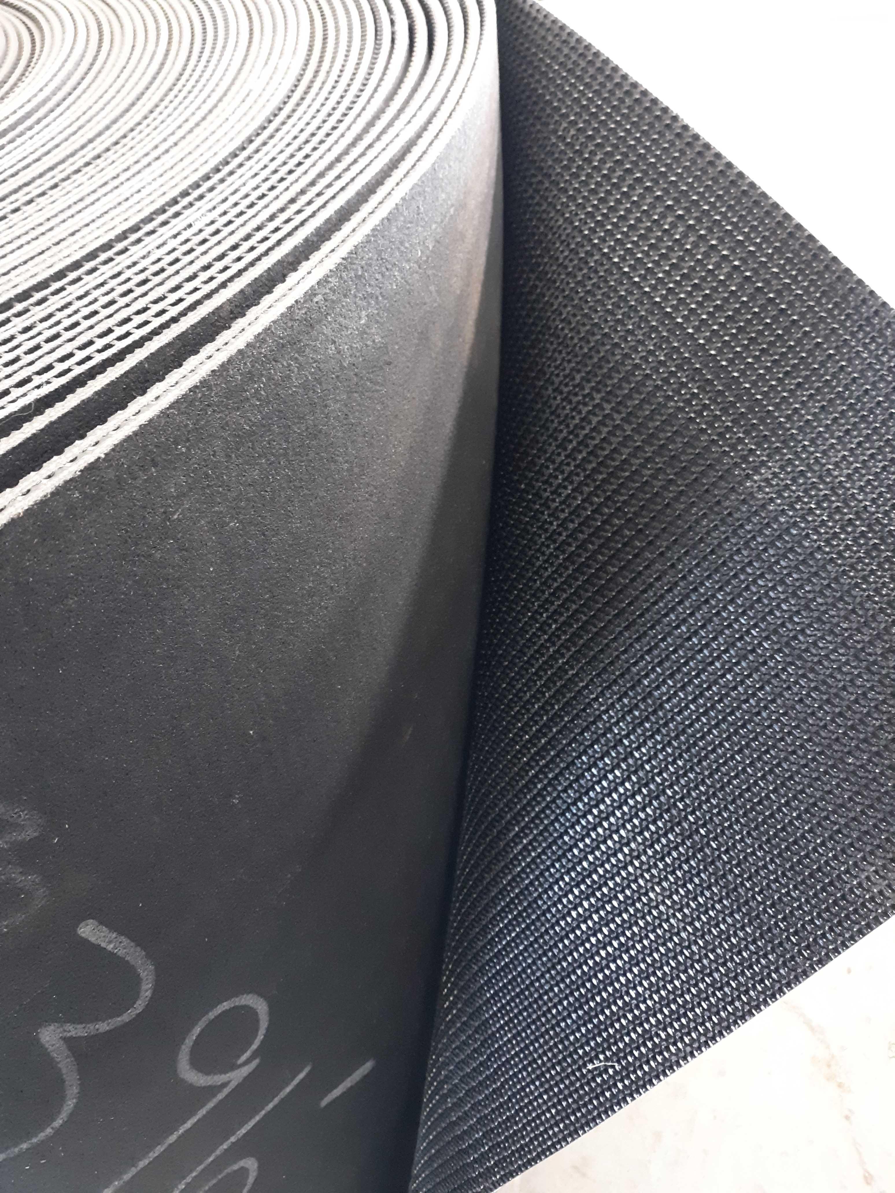 NEW Black PVC 39.5" X 1/4" X 396' Conveyor Belt Ribber Top Rubber