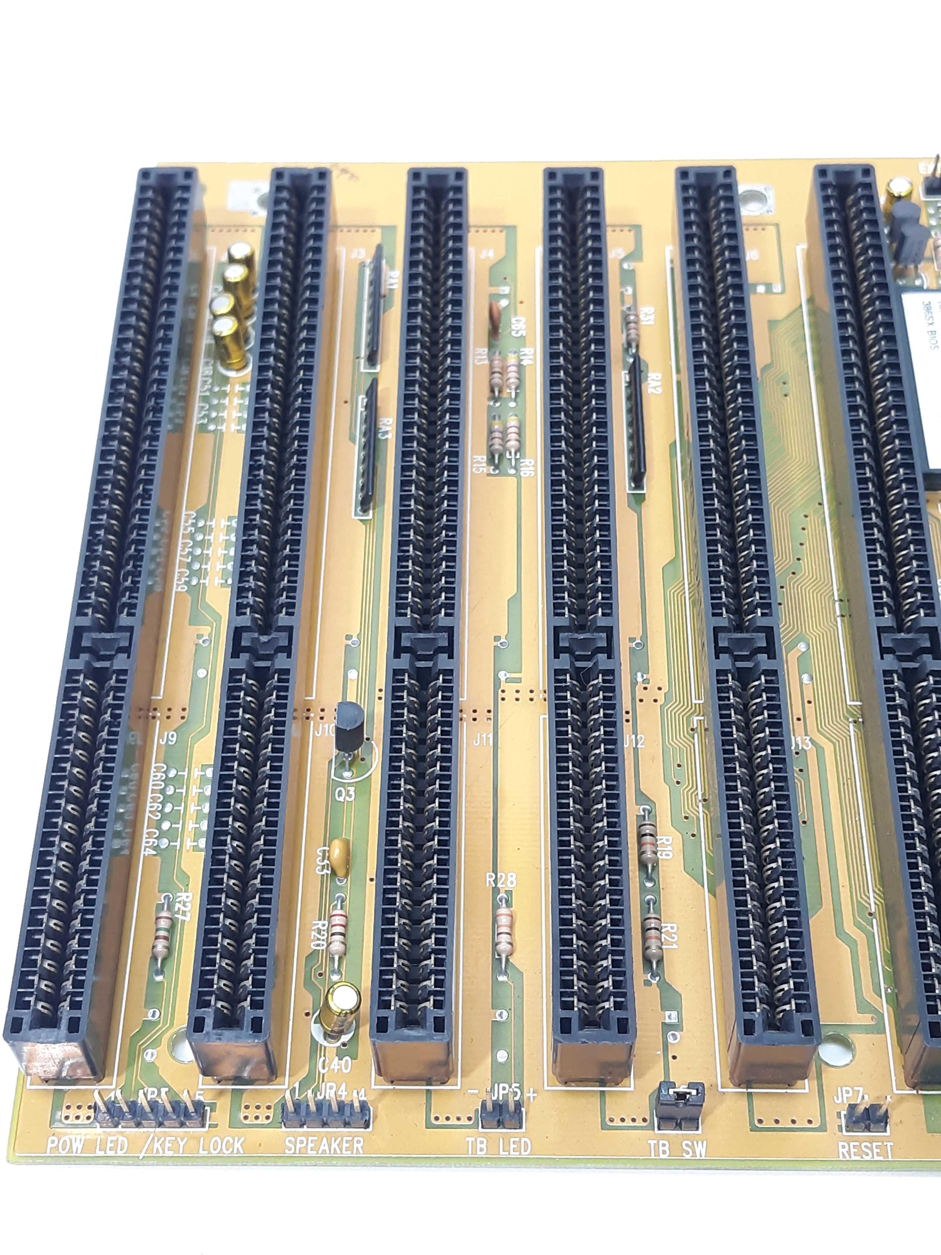 386 PC Chips M396F V2.2 mini Motherboard w Intel 386SX-20 CPU & 1