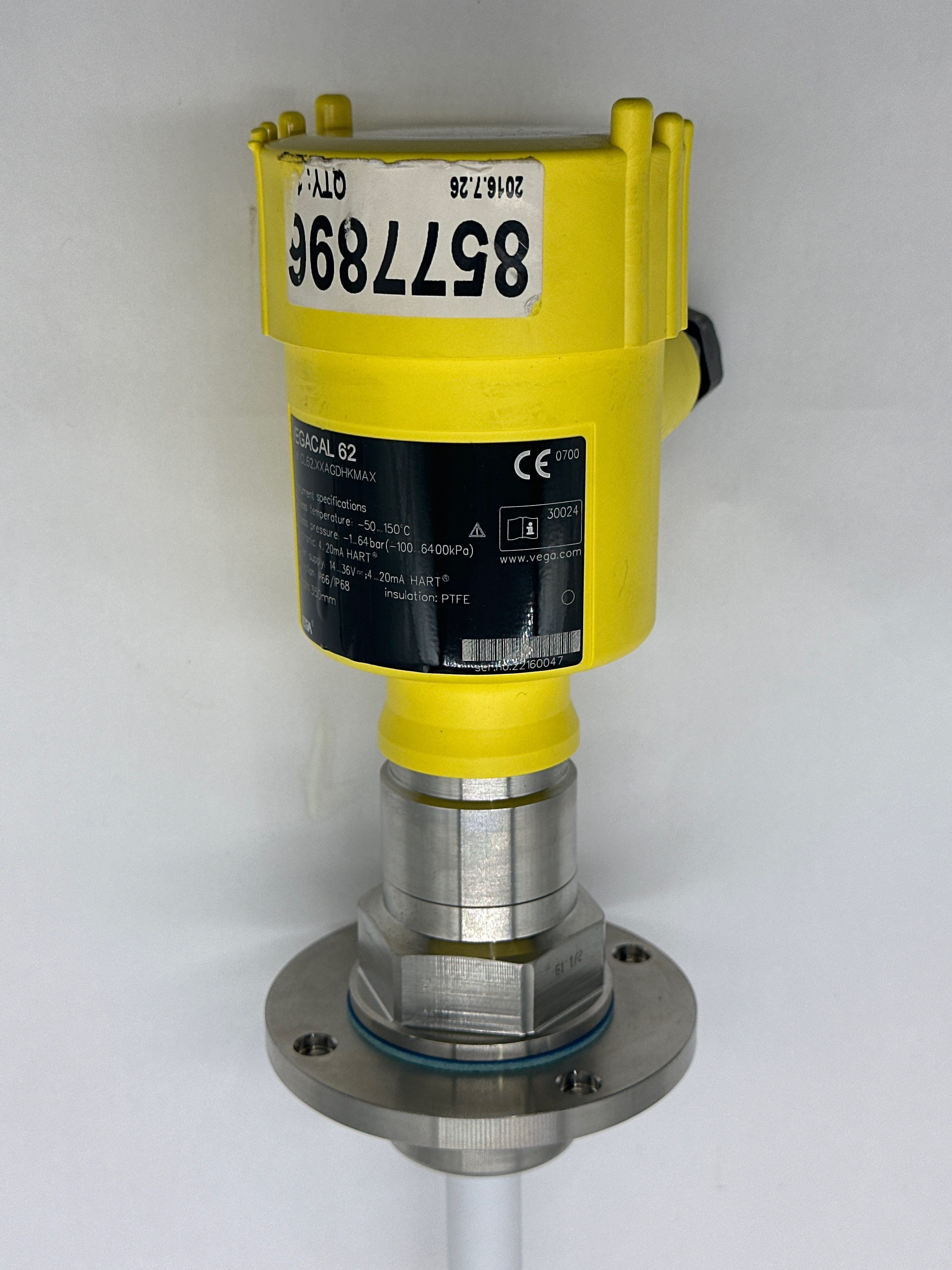 Vega CL62.XXAGDHKMAX Vegacal 62 Capacitive Level Sensor | eBay Vega CL62.XXAGDHKMAX Vegacal 62 Capacitive Level Sensor | eBay