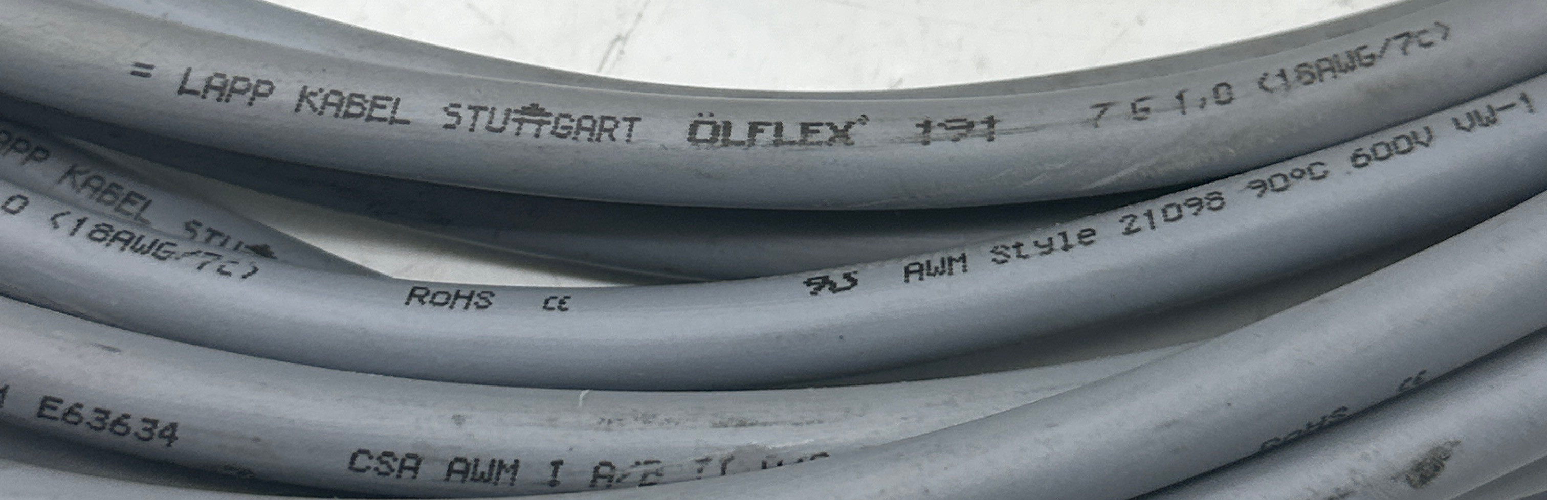 LappKabel E63634 Olflex® 18AWG Cable, 600V 30Ft | eBay