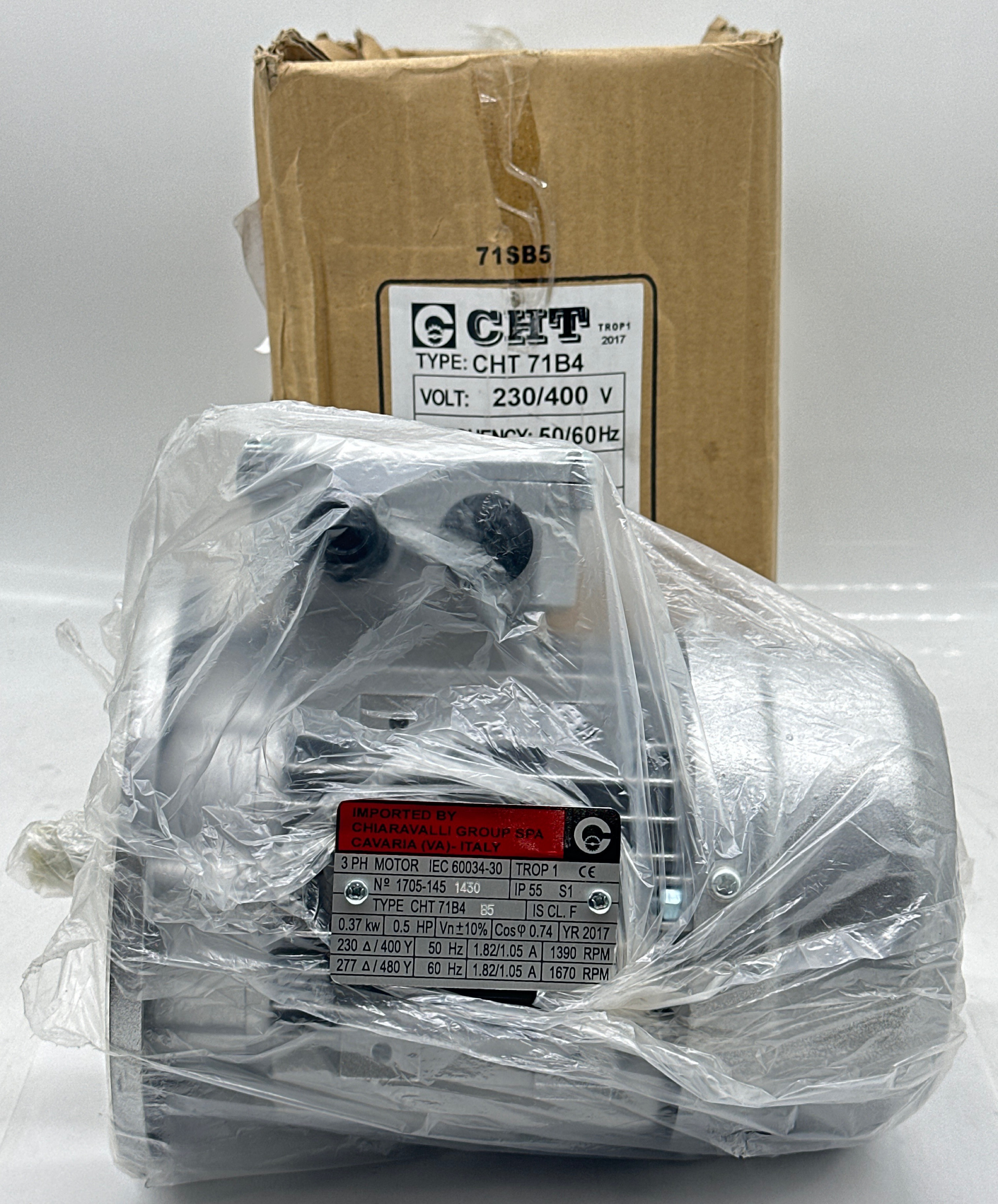 CHT CHT 71B4 AC Motor, 0.37kW/0.5HP | eBay
