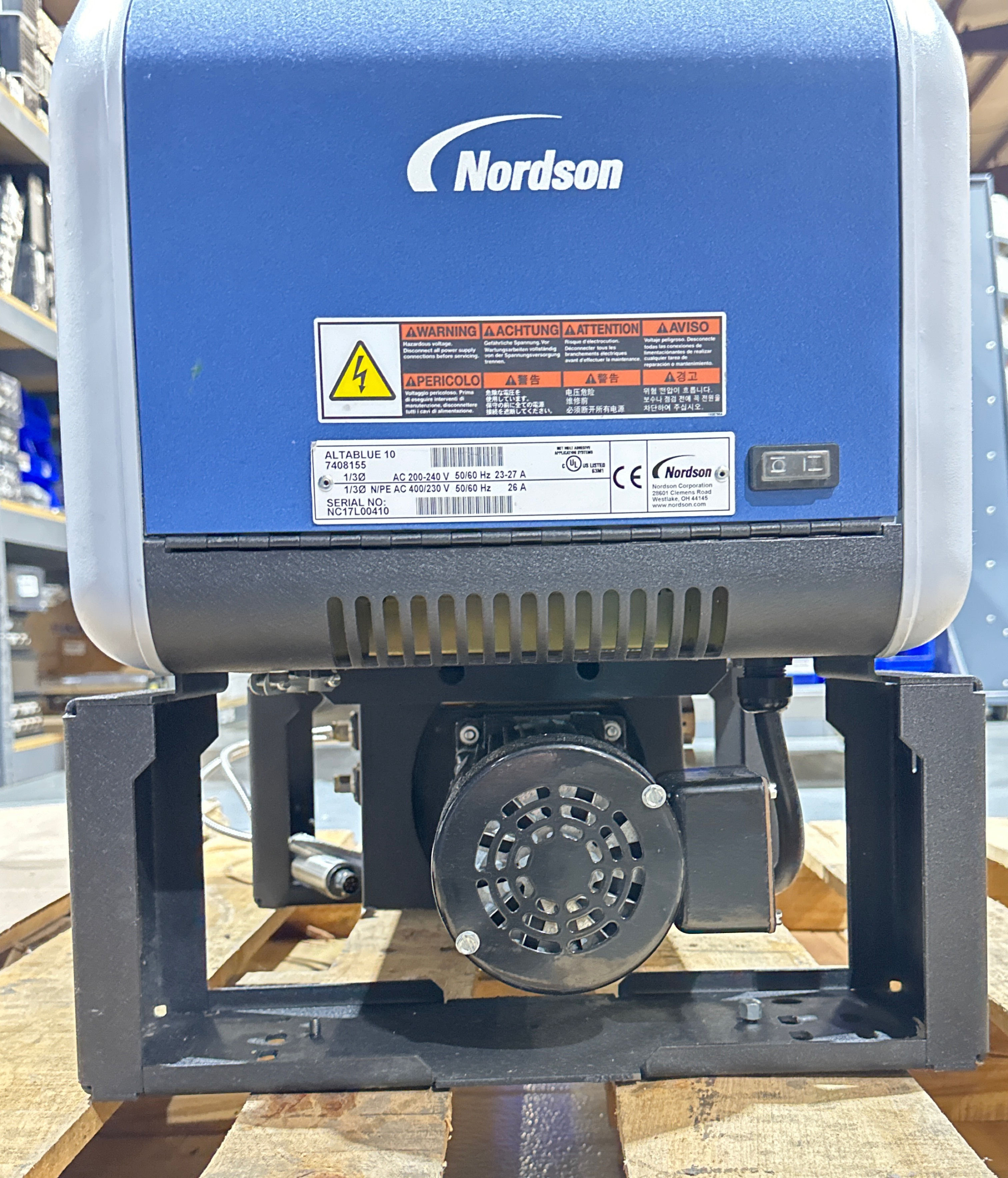 Nordson 7408155 ALTAblue™ 10TT hot melt glue dispenser with dual