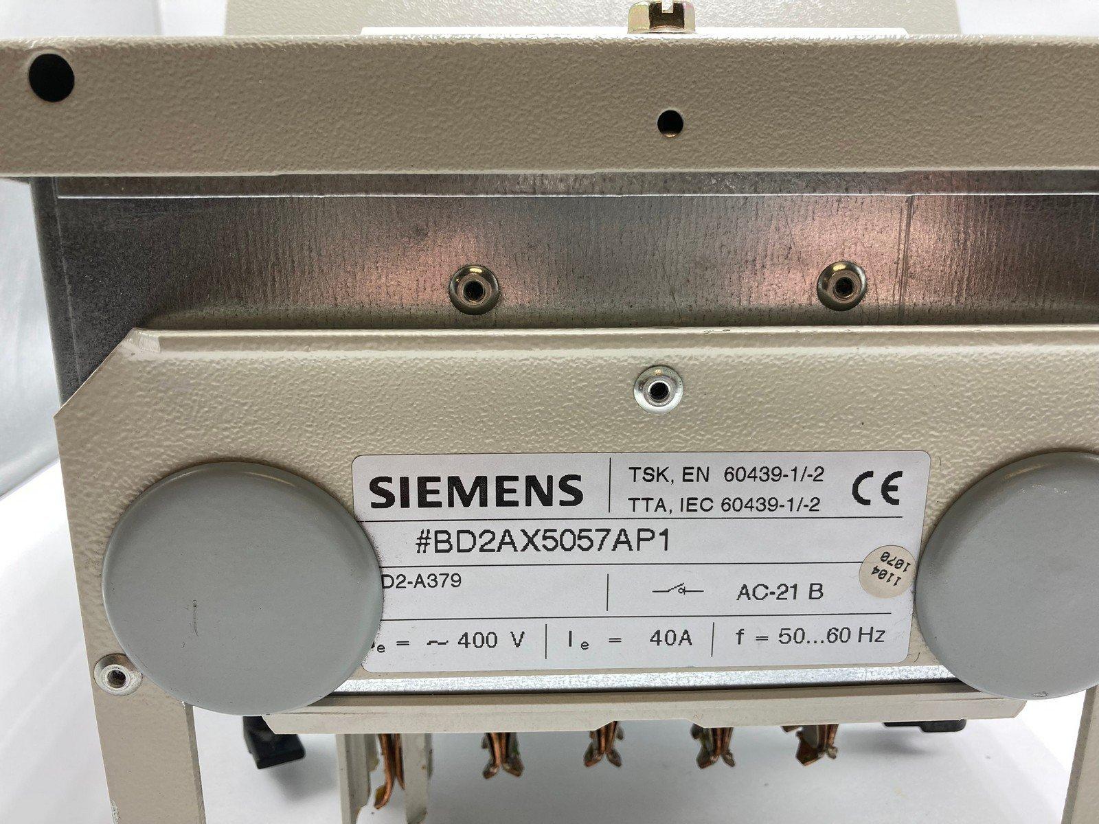  Siemens/Moeller BD2AX5057AP1 Circuit Breaker 600V 40Amp 