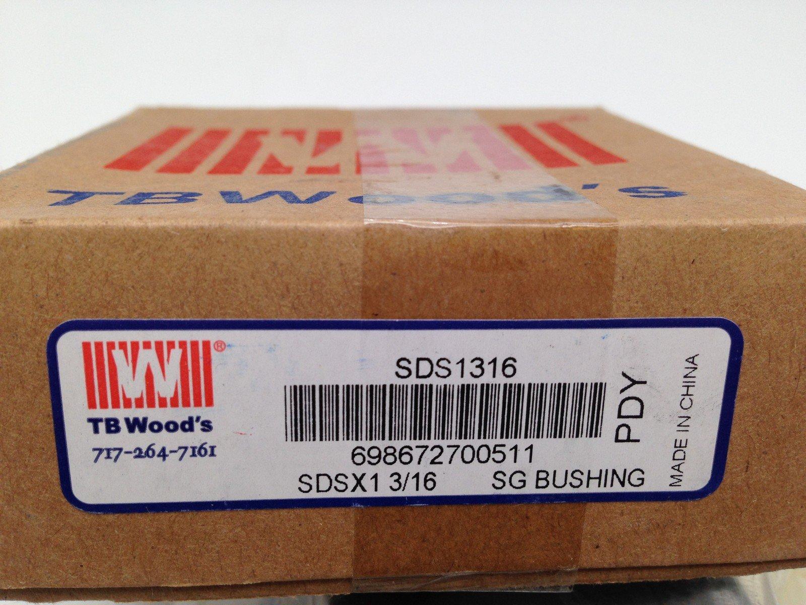 NEW WOODS SDS X 1 3/16 QD BUSHING, 1.18875 IN. BORE 