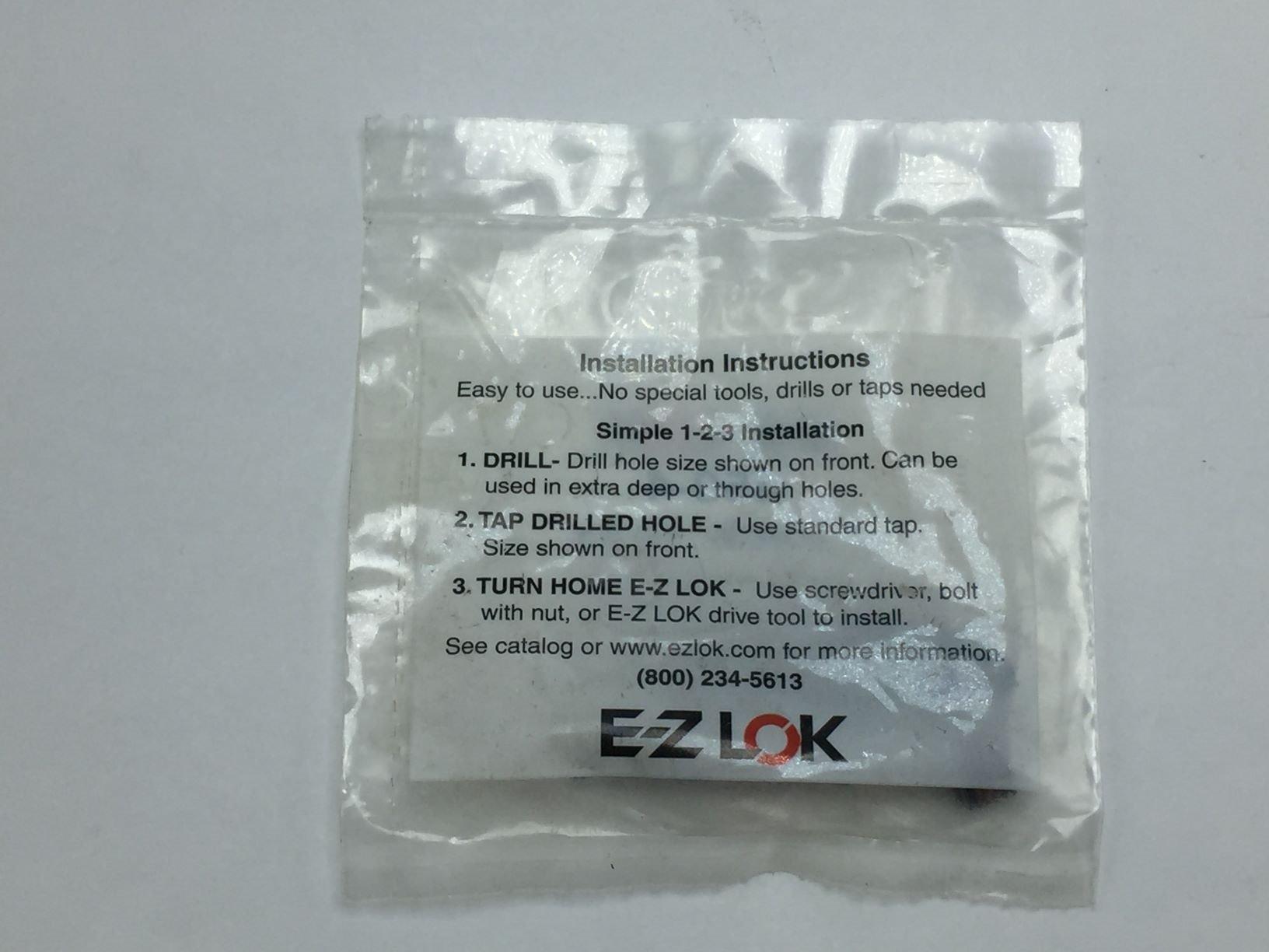 NEW E-Z LOK 450-4 NEW E-Z LOK THREADED INSERT 1 PACK OF 10 M4-0.7 x M8-1.25 