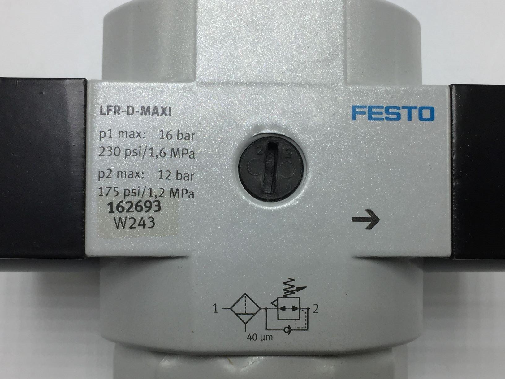 NEW Festo LFR-1-D-O-MAXI Filter Regulator PN# 162693 