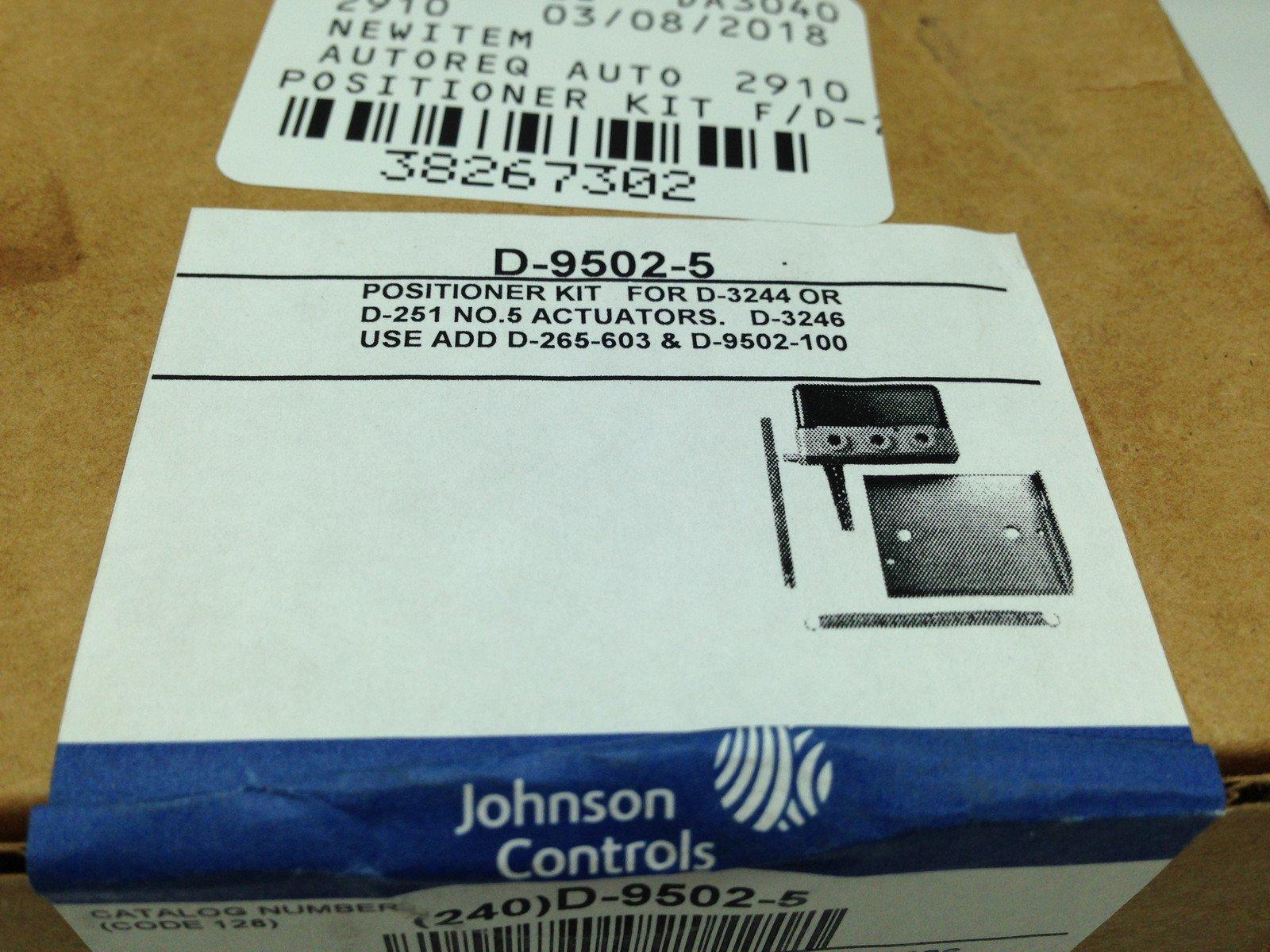 NEW JOHNSON CONTROLS D-9502-5 POSITIONER KIT SEALED IN BOX 