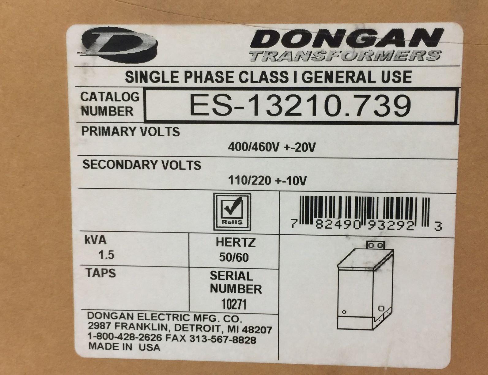 DONGAN ES-13210.739 TRANSFORMER 