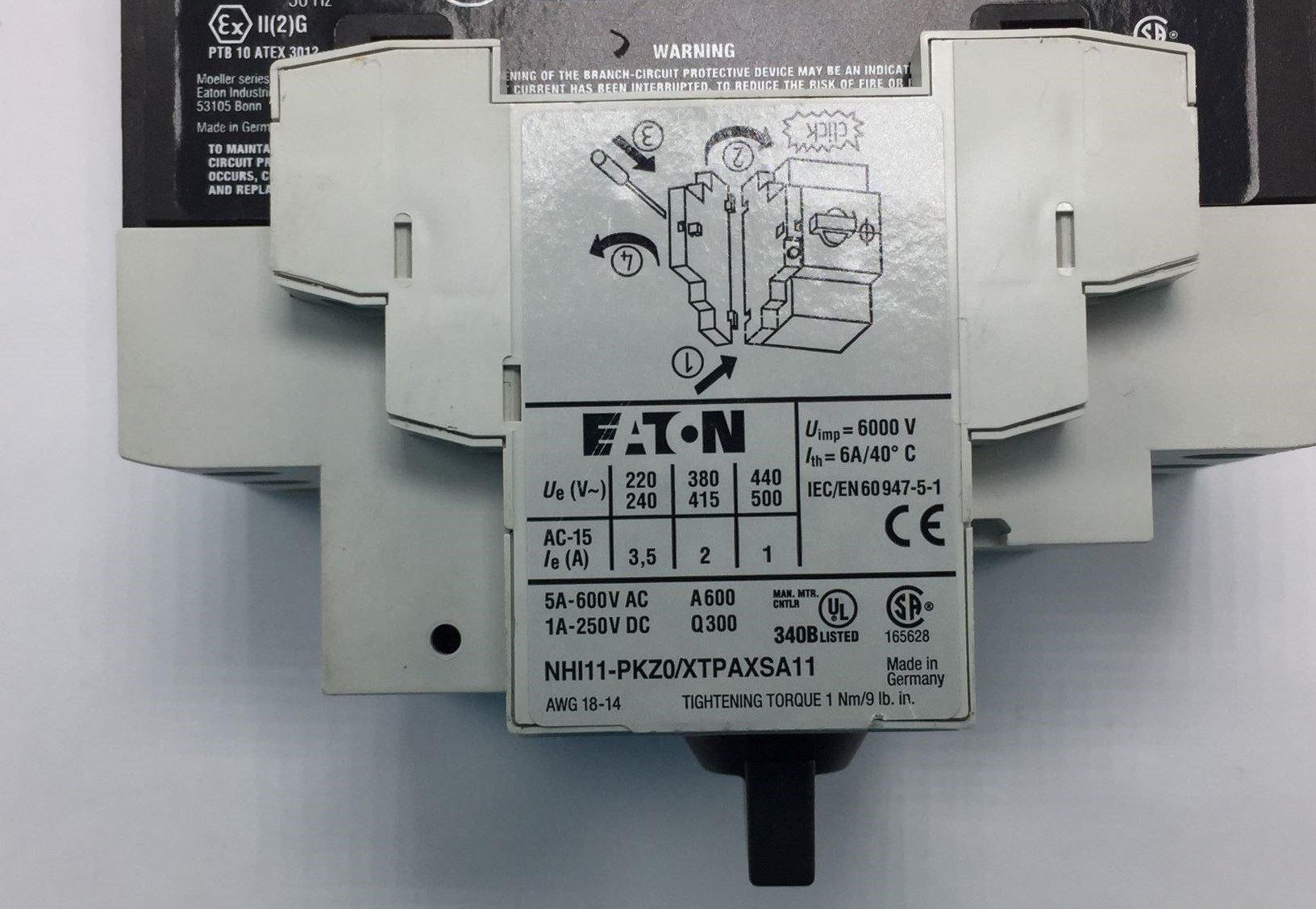 Eaton PKZM4-40 Circuit Breaker/Motor Starter 690V 40Amp 3-Pole 