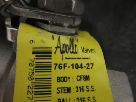 NEW Apollo 76F-104-27 Ball Valve 3/4