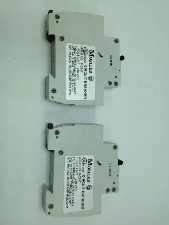 NEW Moeller FAZ-C16-NA 1-Pole Circuit Breaker 16Amp, 240VAC Lot of 2