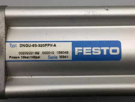  FESTO DNGU-63-320PPV-A 158049 Cylinder 