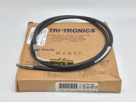 TRI-TRONICS F-A-36TRP FIBER OPTIC LIGHT GUIDE/PVC 36IN LONG PN# 15602 