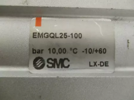 SMC EMGQL25-100 Pneumatic Cylinder Guide, 25mm Bore 100mm Stroke 
