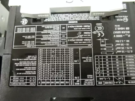  Moeller DIL M50 Contactor w/PKZM4-40 Motor Protector 