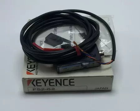 NEW KEYENCE CORP FS2-62 FIBER PHOTOELECTRIC SENSOR 12-24VDC 