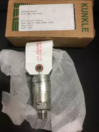 KUNKLE VALVE 0140-B01-ME-0030 STAINLESS STEEL SAFETY RELIEF VALVE 3/8