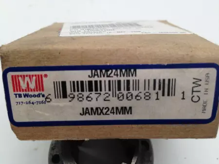 NEW WOODS JAM X 24MM BUSHING, 24MM BORE, SG 