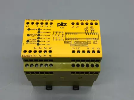 Pilz PU3Z 120-240VAC Safety Relay 120-240AC, 24VDC  PN 775505 