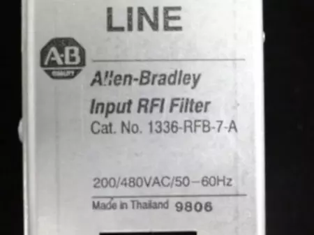  Allen Bradley 1336-RFB-7-A Input RFI Filter 