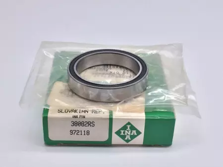 NEW INA 38082RS Angular Contact Bearing, Double Sealed, Bore 40mm 