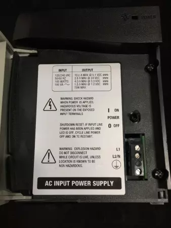 Allen Bradley 1756-PA72 Control Logix AC Power Supply 