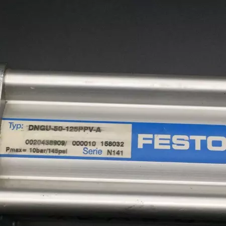  Festo DNGU-50-125PPV-A PNEUMATIC Cylinder TESTED 