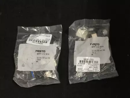 NEW Festo QSTF-1/4-10-B Push-In Fitting  PN# 153188 Lot of 2