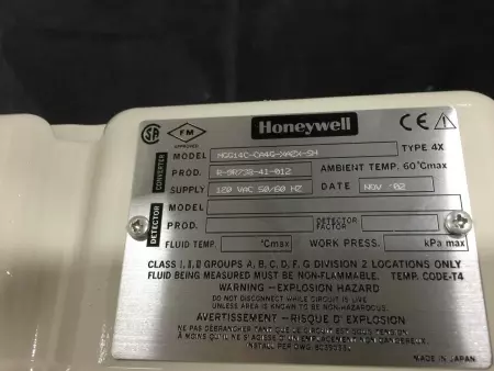 Honeywell MGG14C-CA4G-XA2X-SH MagneW 3000 PLUS Flow Meter 