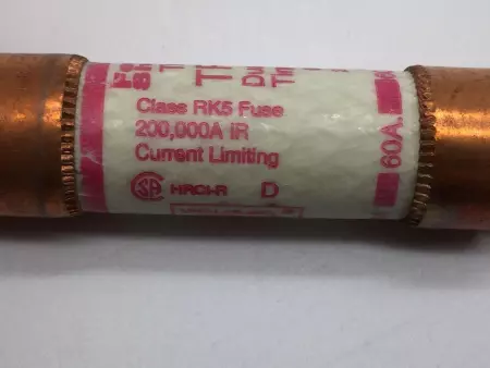  FERRAZ SHAWMUT TR60R TRI-ONIC DUAL ELEMENT TIME DELAY FUSE 60A 250VAC TESTED Lo