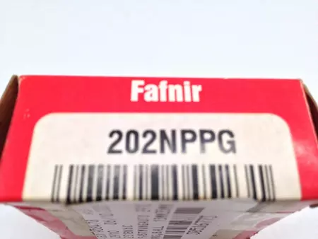 NEW Fafnir 202NPPG Deep Groove Single Row Ball Bearing w/Snap Ring 