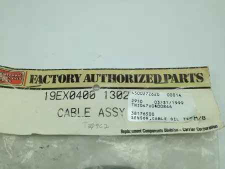 Carrier 19EX0400 1302 Sensor Cable Assembly 