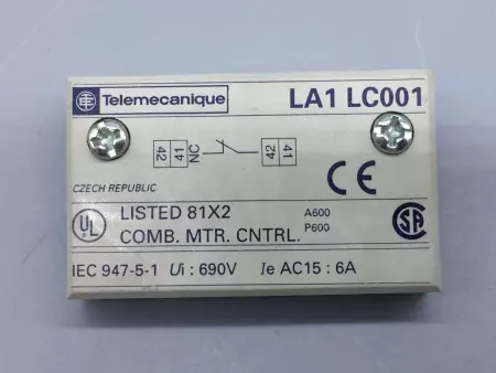   LA1-LC001 STARTER AUXILIARY CONTACT TESTED 