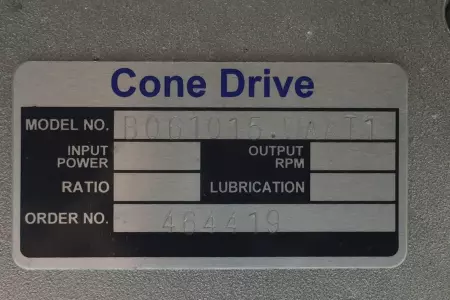 Cone Drive B061015.WAAT1 Worm Speed Reducer 