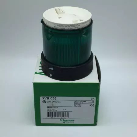 NEW SCHNEIDER ELECTRIC 84506 HARMONY XVB-C33 GREEN STEADY UNIT 12-230V 